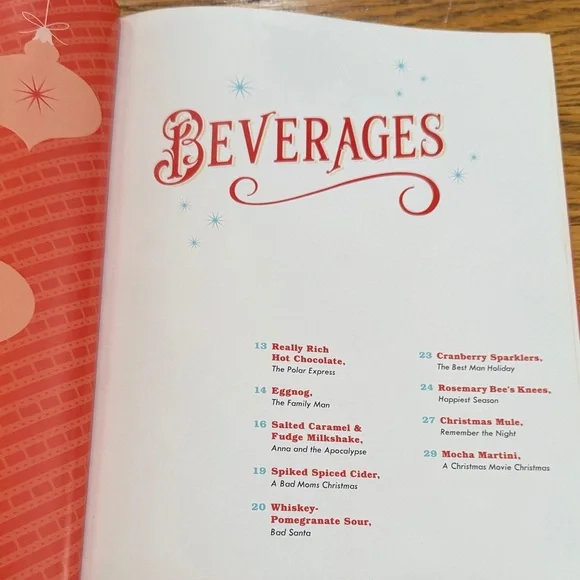 The Christmas Movie Cookbook by Julia Rutland - Red Cover NEW - Picture 5 of 8